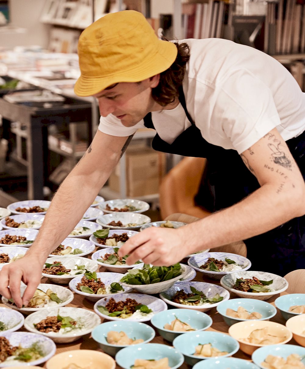 The HAY Kitchen Market in action in NY / September...