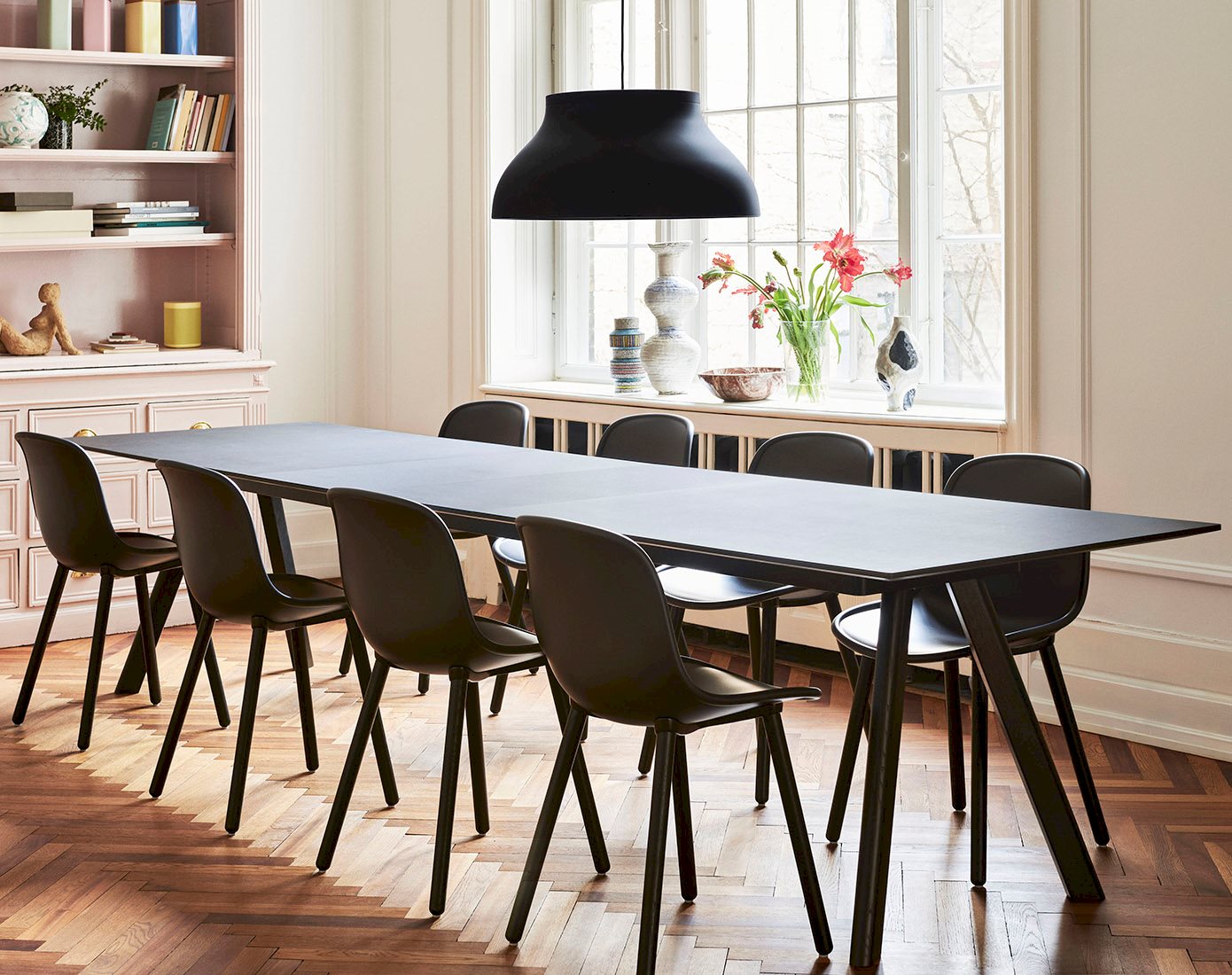 CPH 30 EXTENDABLE 200x400 CM BLACK LINOLEUM / 1...
