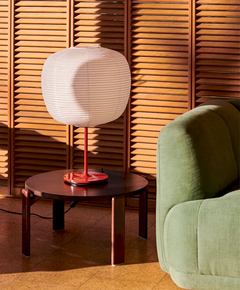 Japanese Rice Paper Lamp - Oval Table Lamp - Rice Lamp