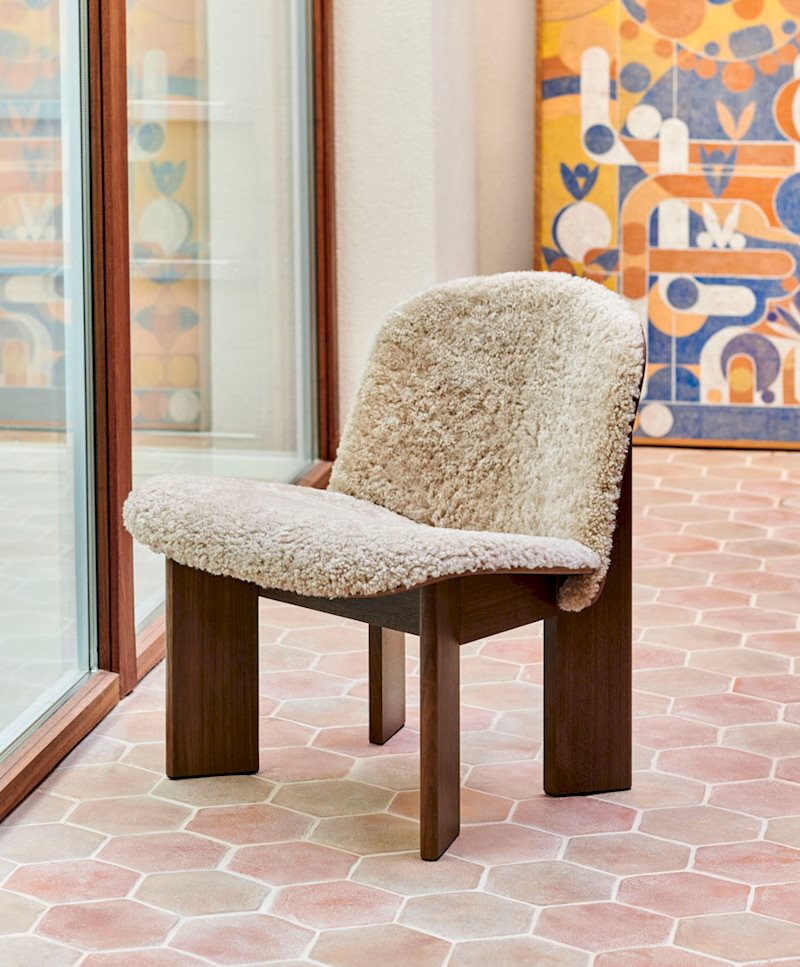 HAY's Chisel Lounge Chair designed by Andreas Bergsaker