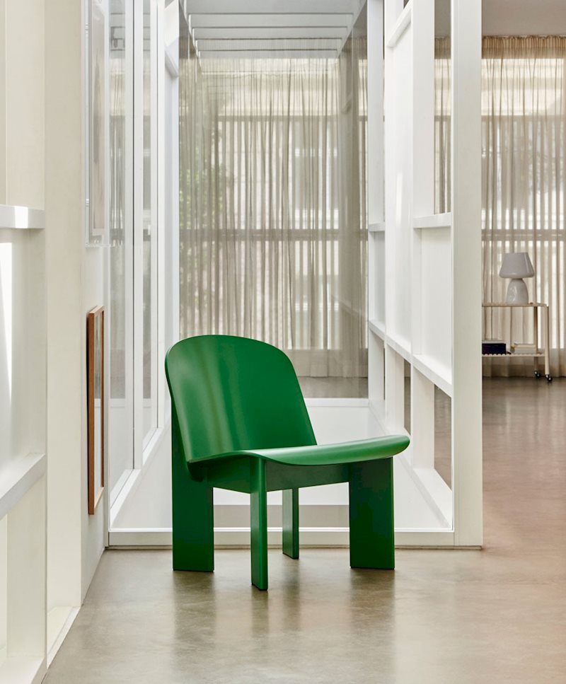 HAY's Chisel Lounge Chair designed by Andreas Bergsaker