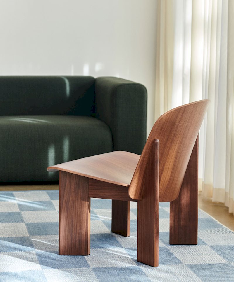HAY's Chisel Lounge Chair designed by Andreas Bergsaker