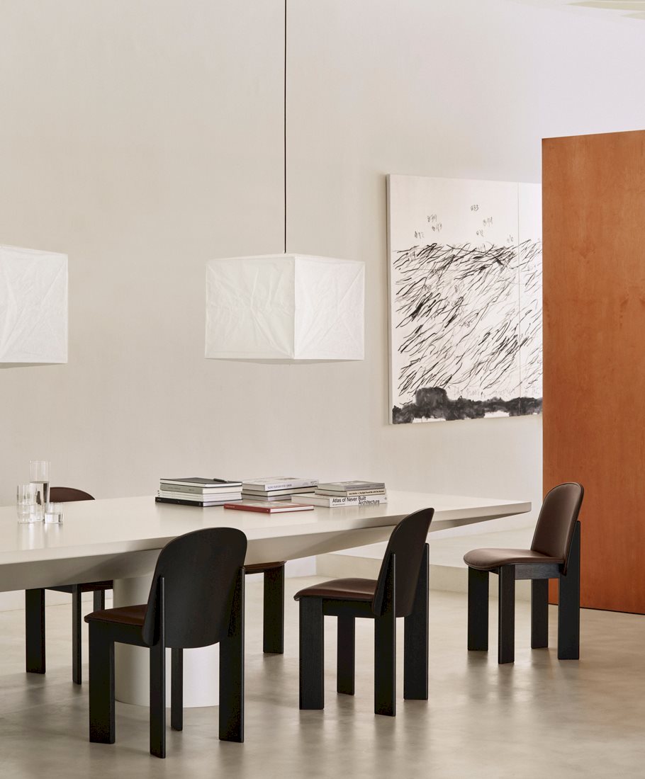 Chisel 65 Chair / Paper Shade Cube