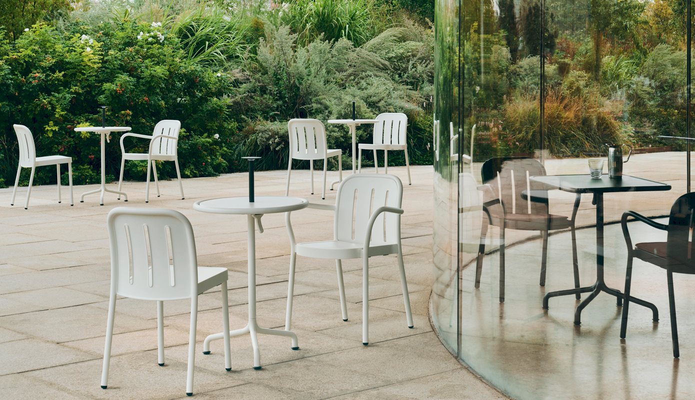 Deville Chair / Deville Armchair / Ceramic Table