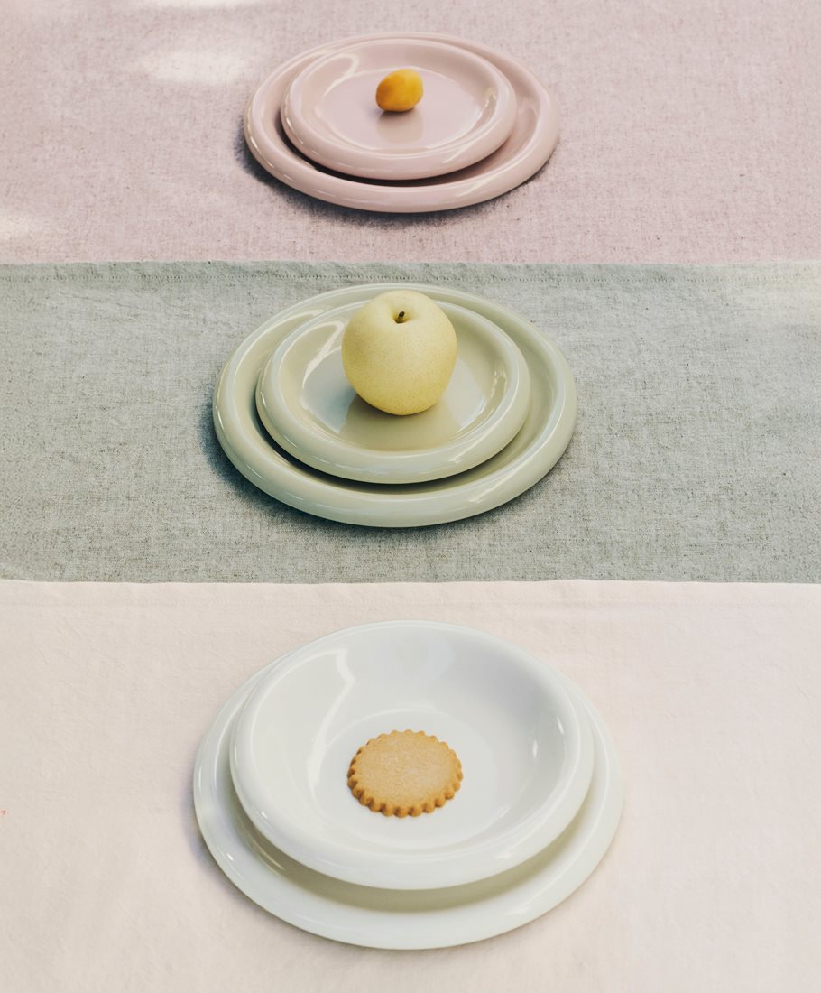 Terrazza Tablecloth / Barro Plate