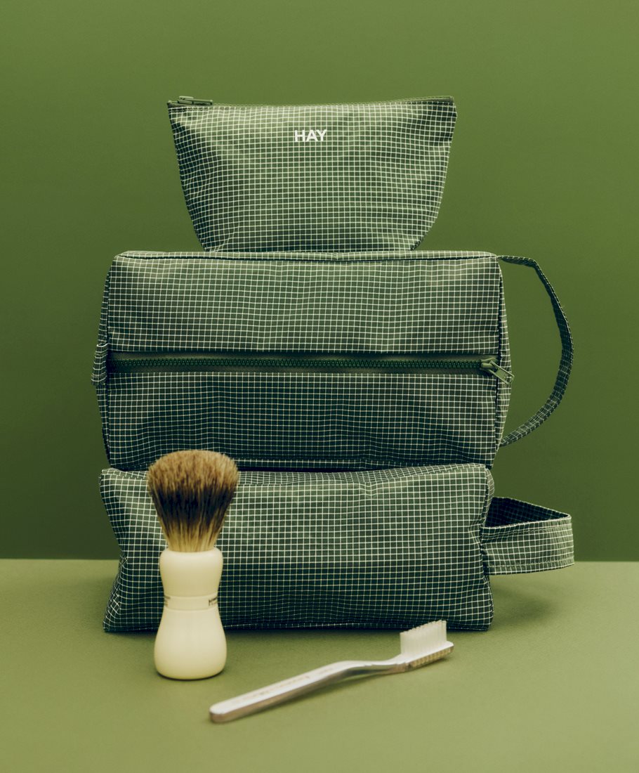 Grid Wash Bag / Grid Pouch