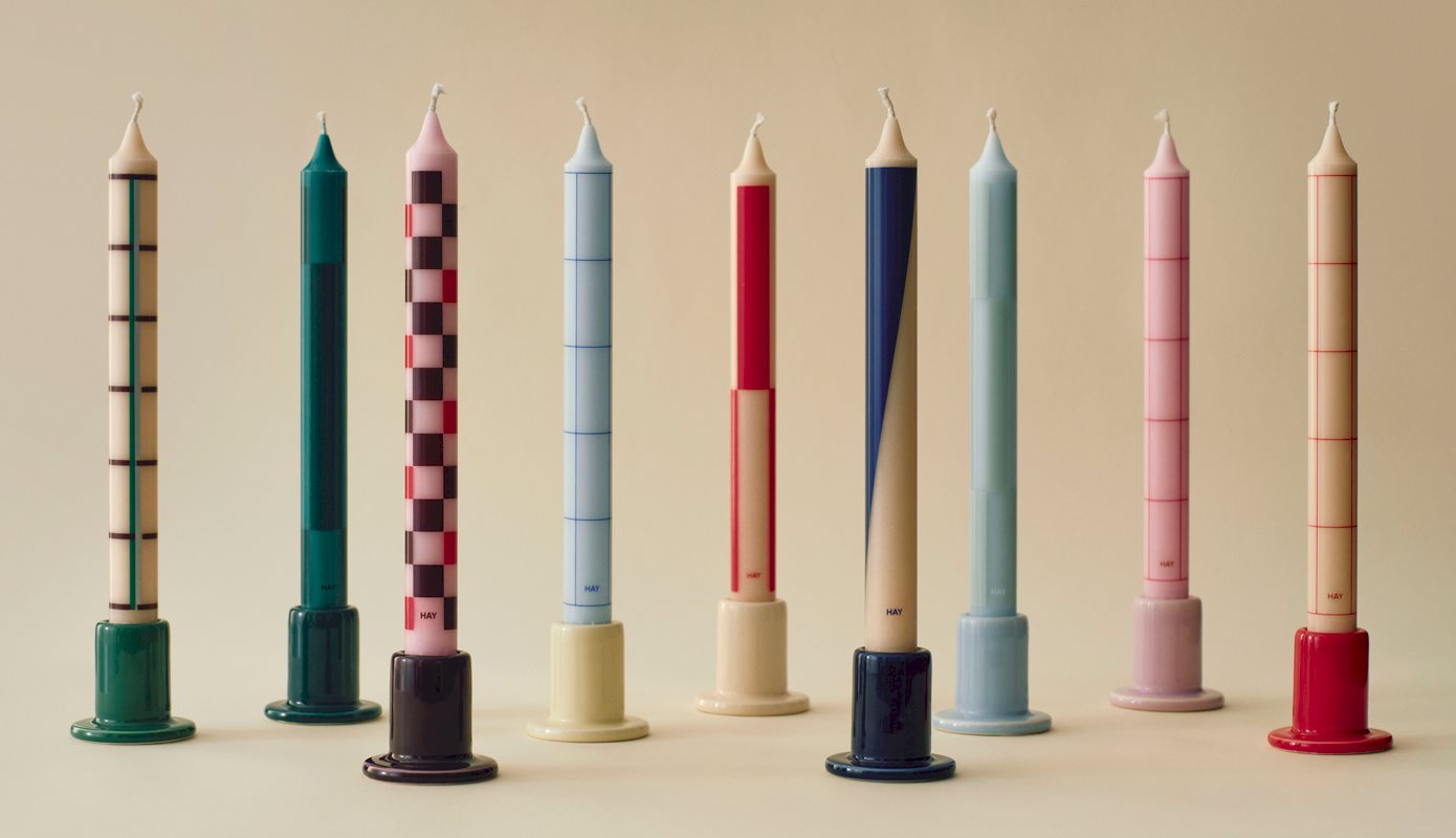 Pattern Candle / Tube Candleholder