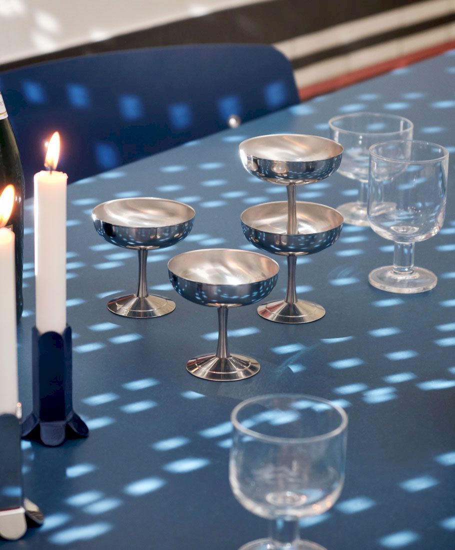 Italian Ice Cup / Tavern Glass / Arcs Candleholder