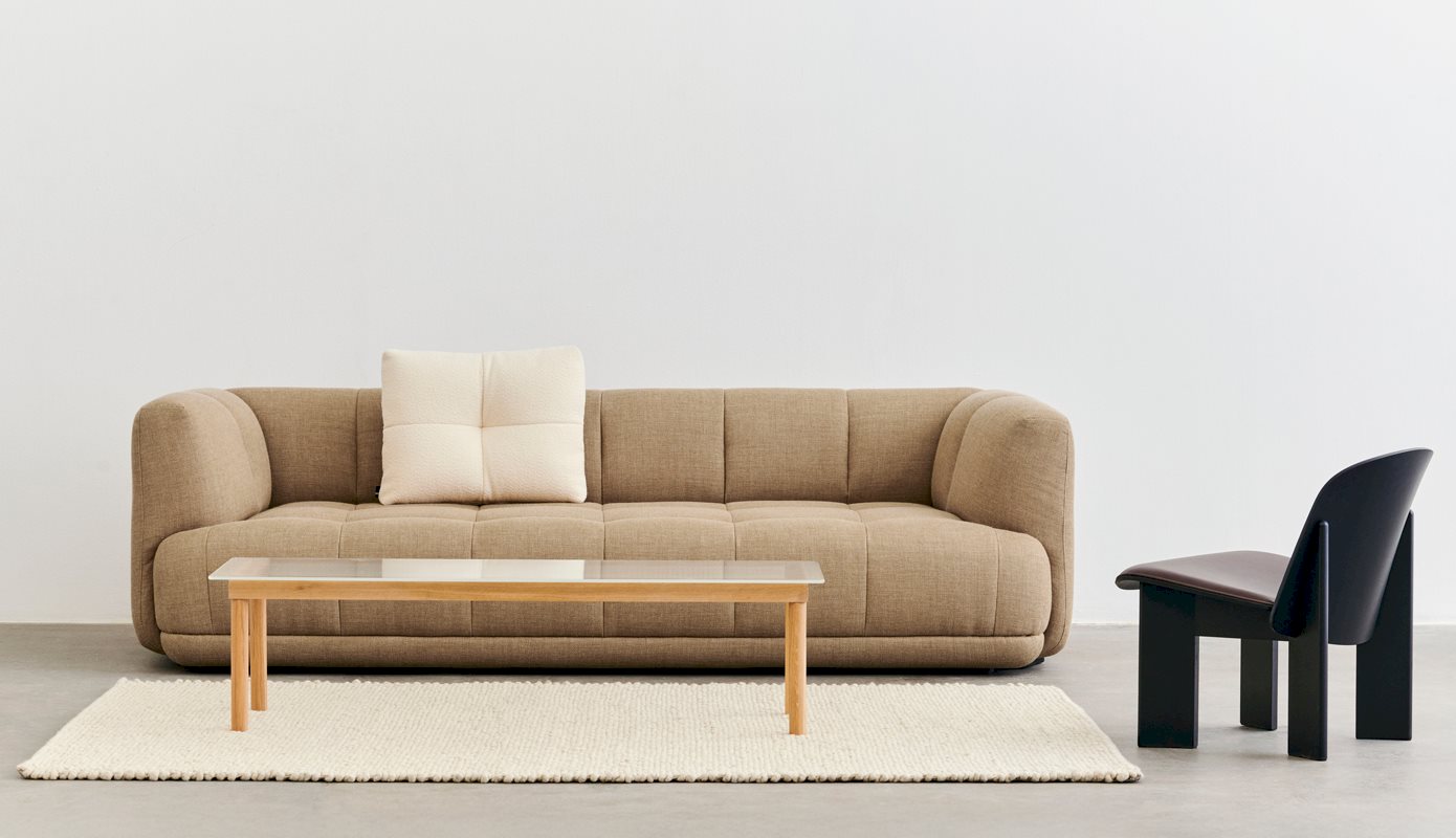 Quilton 3 seater / Chisel Lounge Chair / Peas...