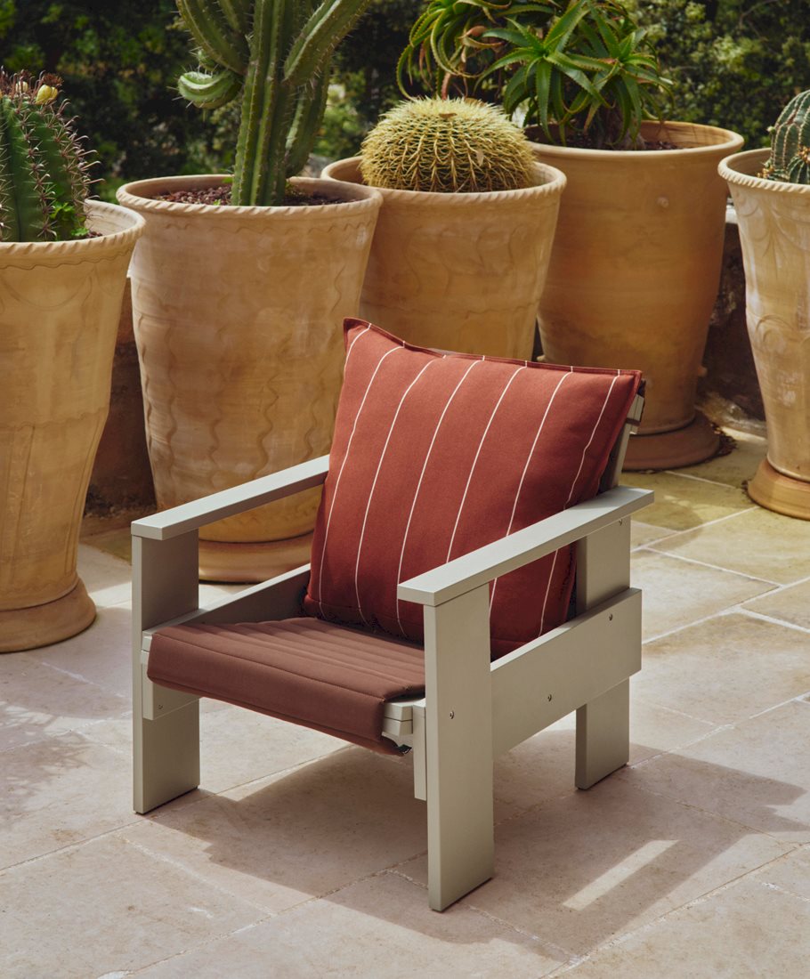 Crate Lounge Chair / Crate Quilted Cushion /...