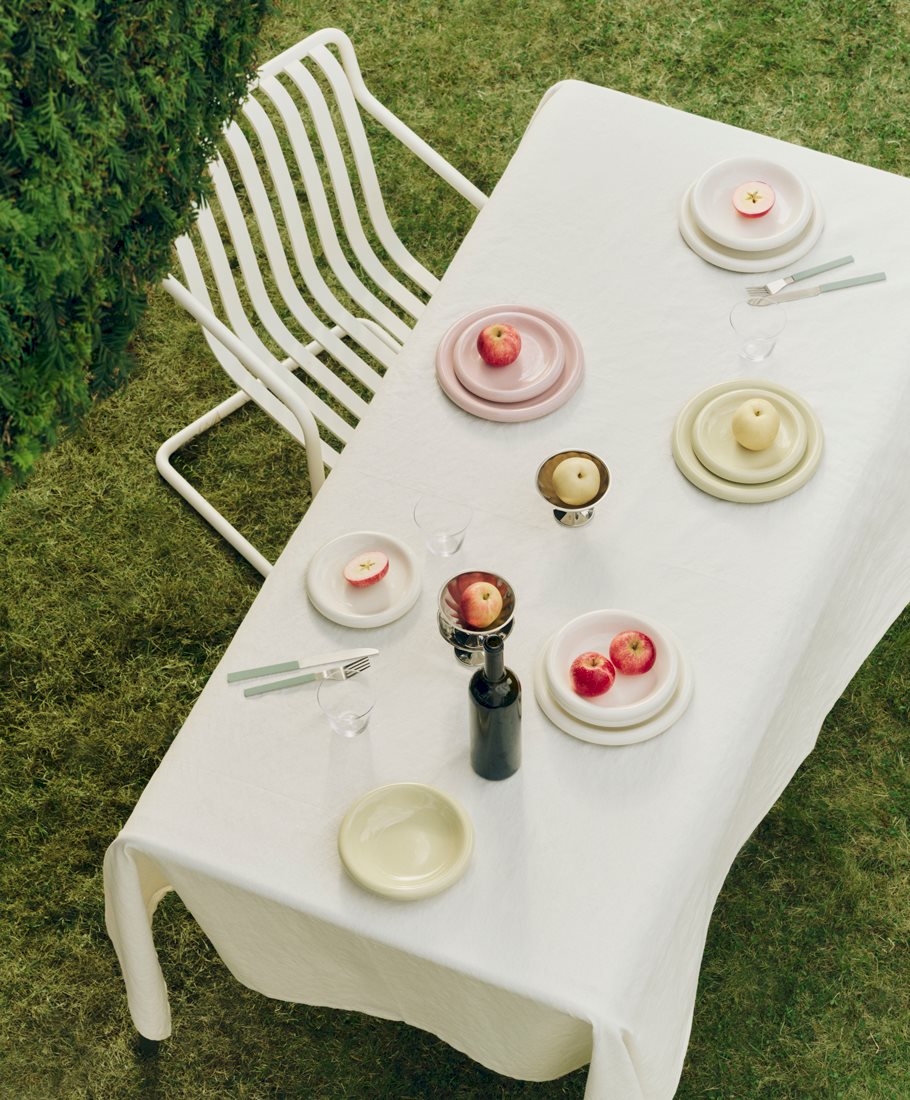 Dining outdoors