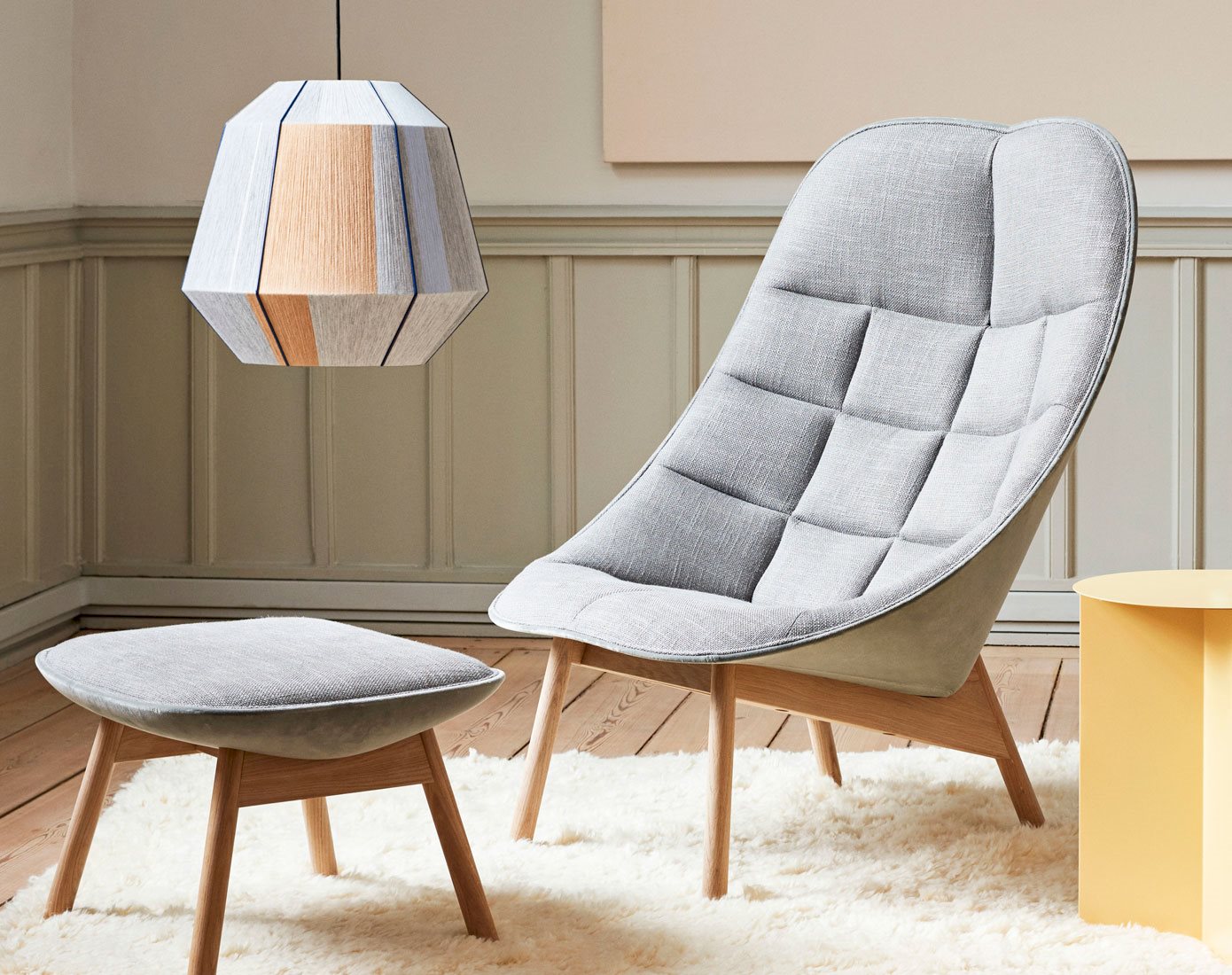 Uchiwa Quilted / Uchiwa Ottoman / Bonbon Shade