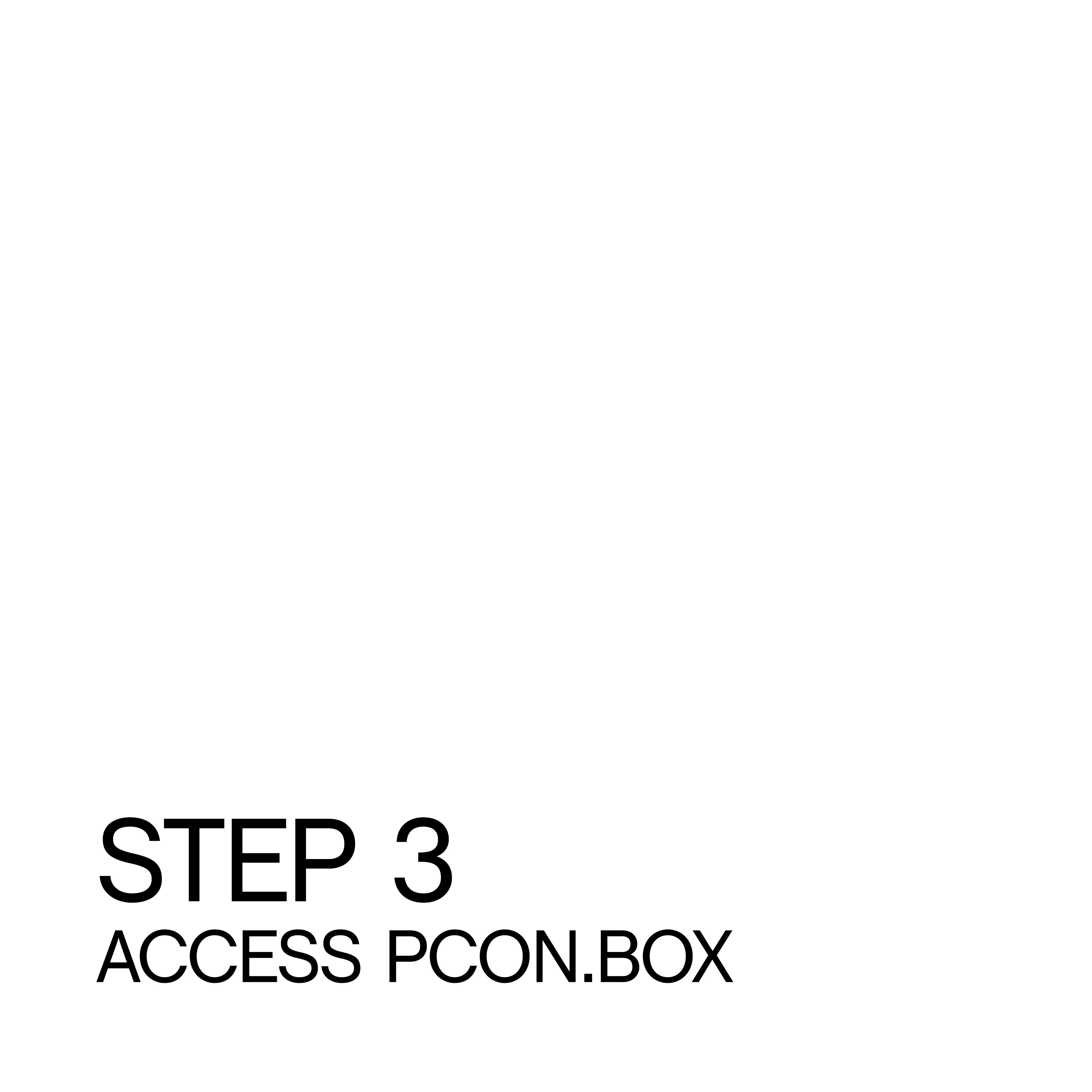 Access the pCon.box web version to start you...