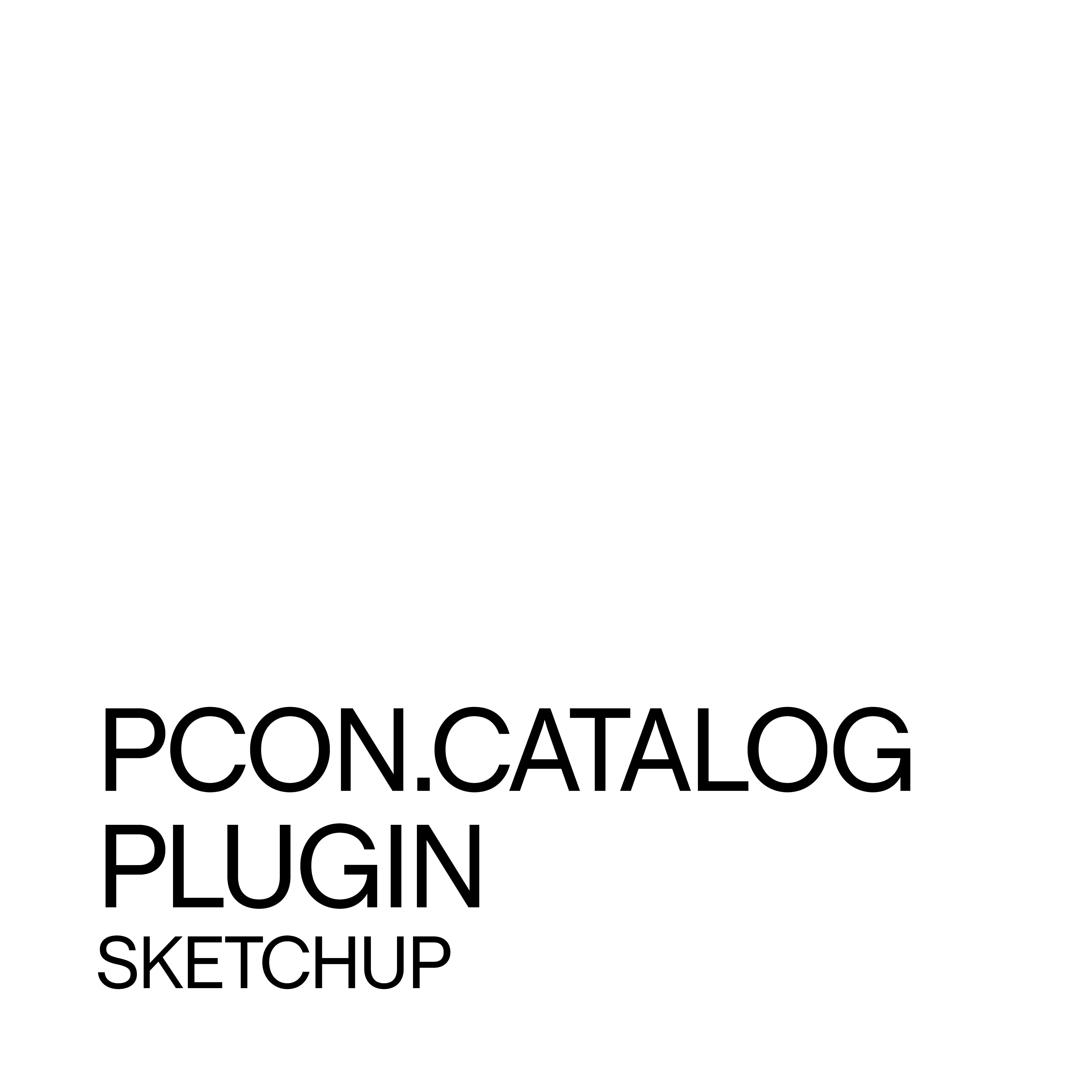 Download pCon.catalog for Trimble® SketchUp® to...