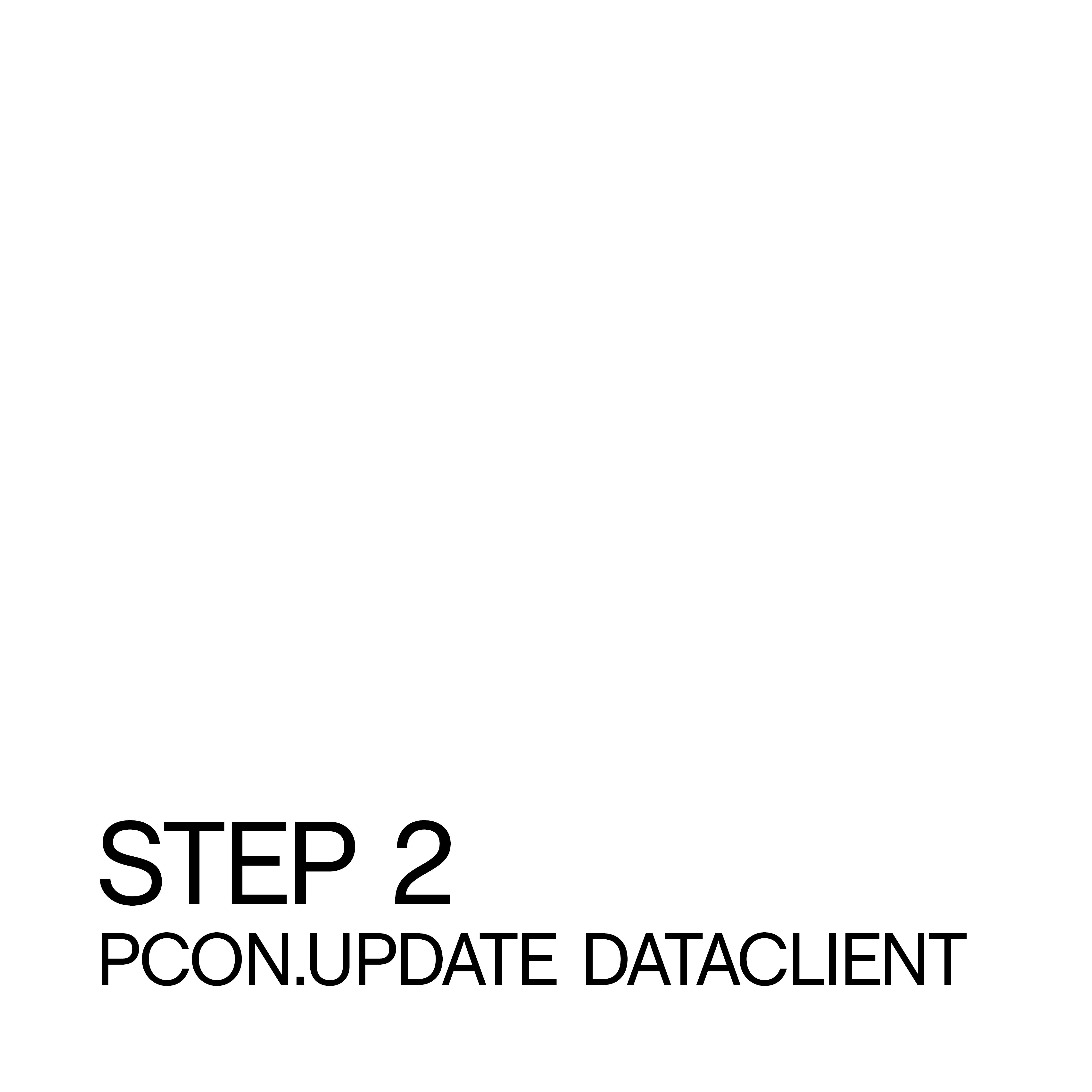 Download and install the pCon.update DataCleint...