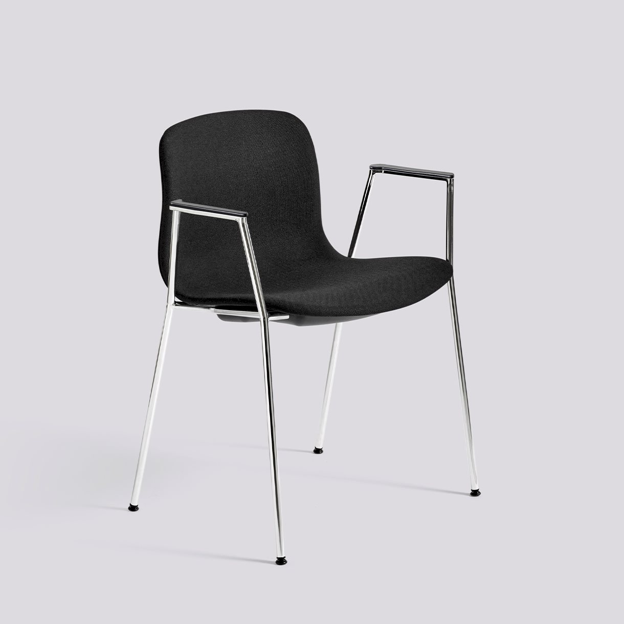 AAC19 Chromed steel 4 leg base Standard glider-Full upholstery-Steelcut-190
