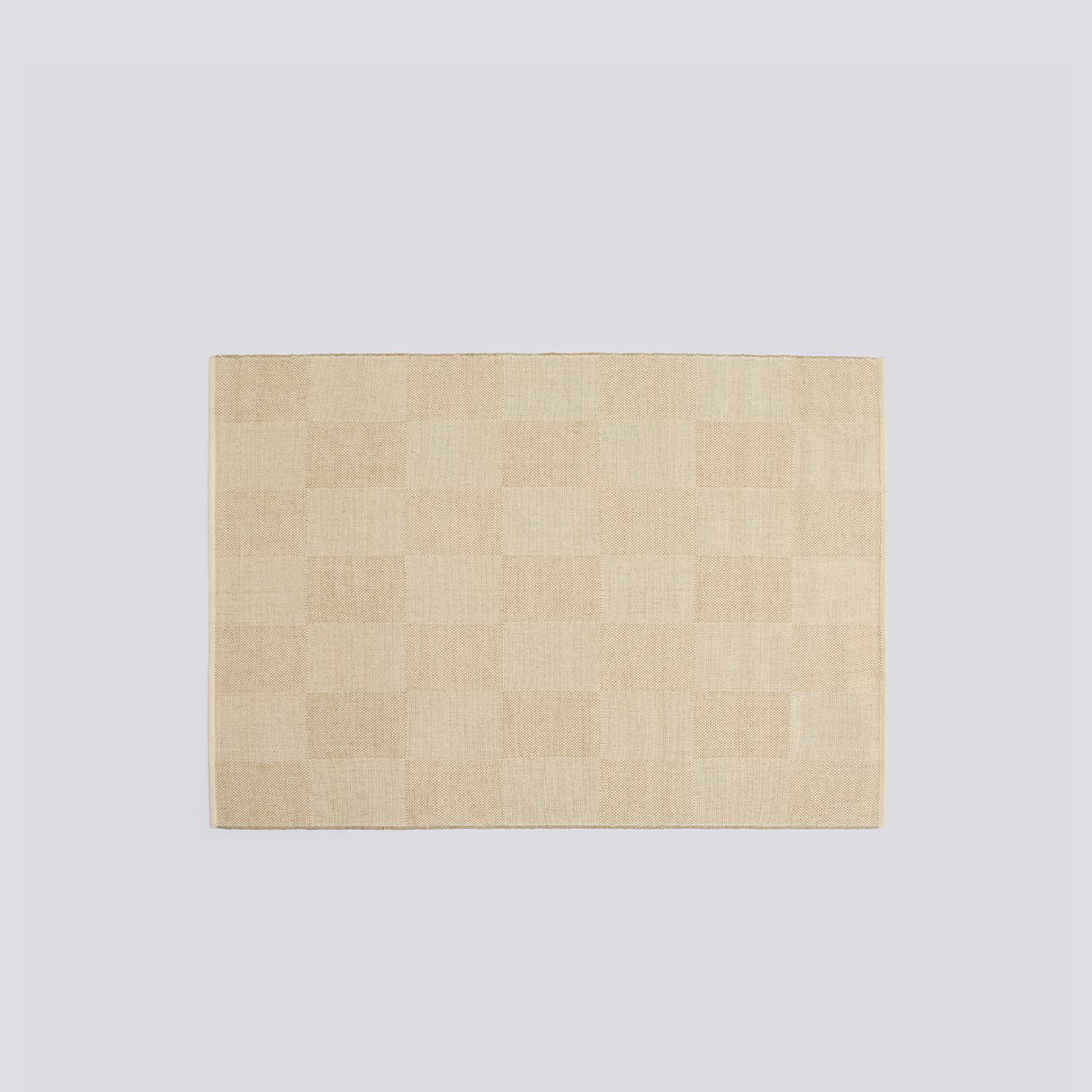 Check Rug-W140 x L200-Sand S check