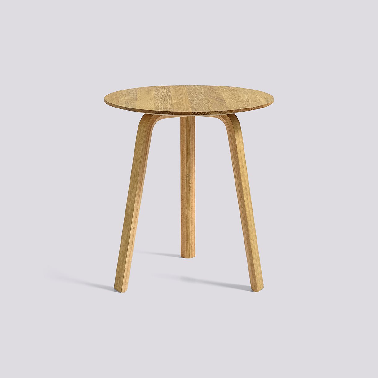 Bella Coffee-Ø45 x H49-Oiled solid oak solid tabletop and veneer legs