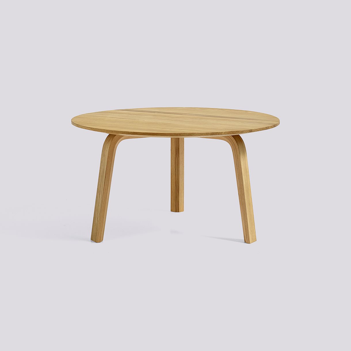 Bella Coffee-Ø60 x H32-Oiled solid oak solid tabletop and veneer legs