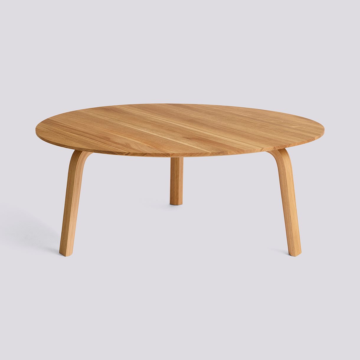 Bella Coffee-Ø80 x H32-Oiled solid oak solid tabletop and veneer legs