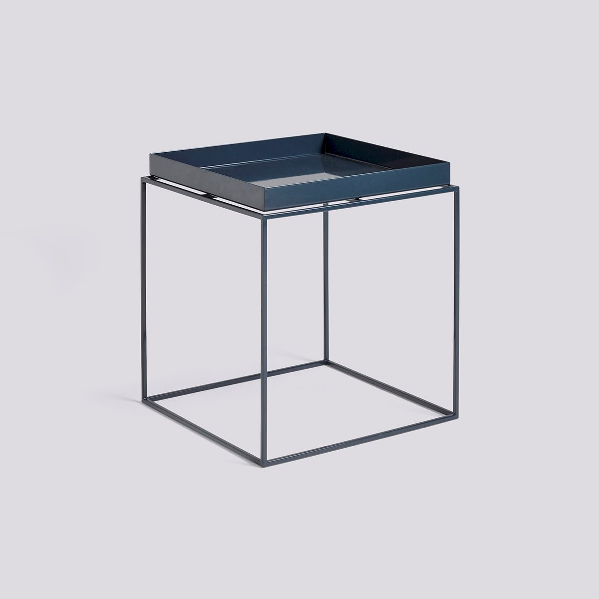 Tray Table-Medium L40 x W40 x H44-Deep blue high gloss powder coated steel