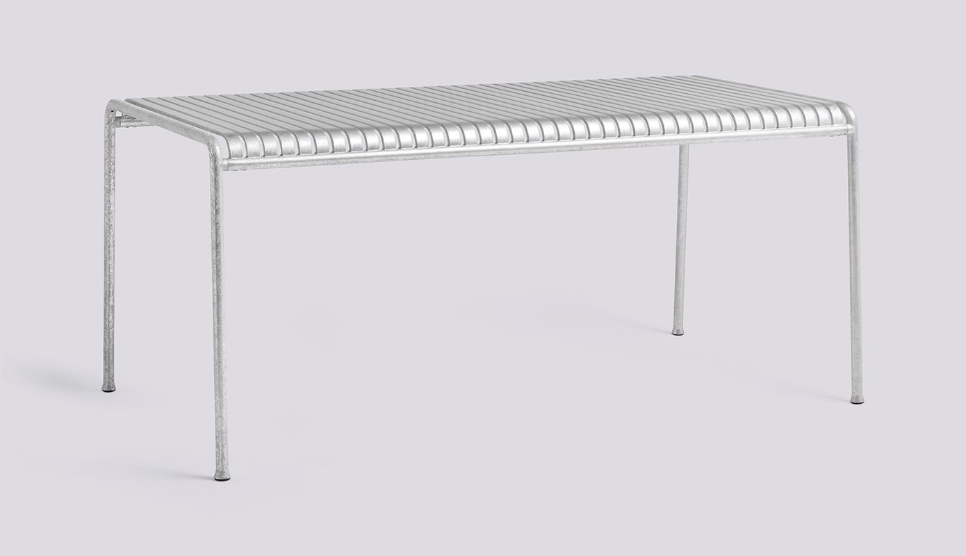 Palissade Table-L170 x W90 x H75 4 legs-Hot galvanised steel