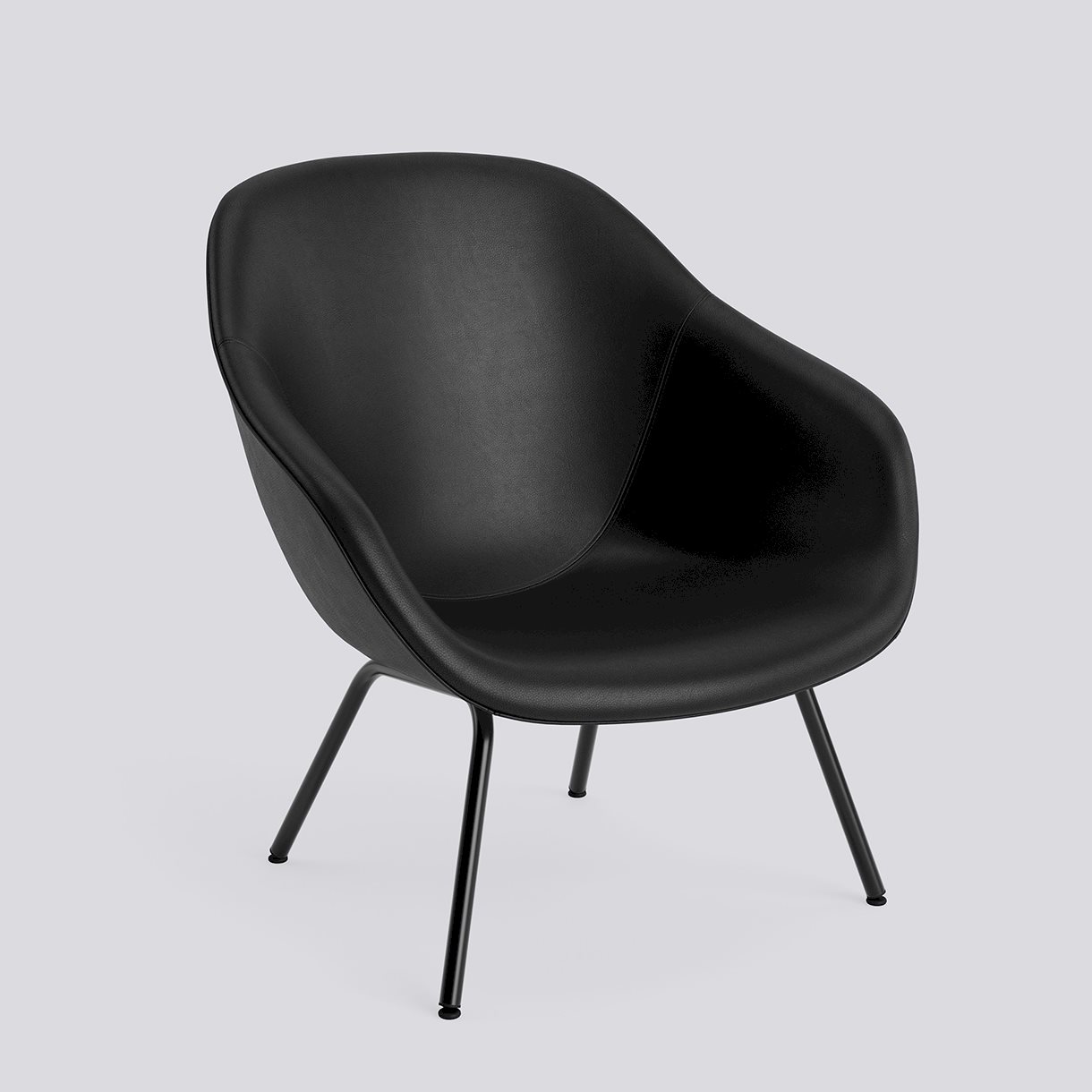 AAL87 Black powder coated steel 4 leg base Standard glider-Full upholstery-Sierra-SI1001