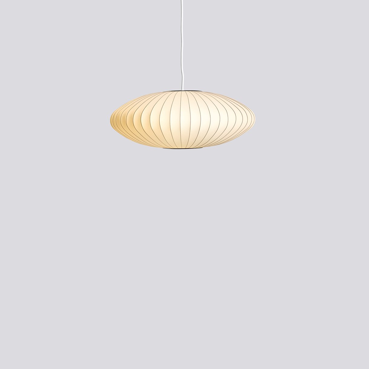 Nelson Saucer Bubble Pendant-Small-Off white