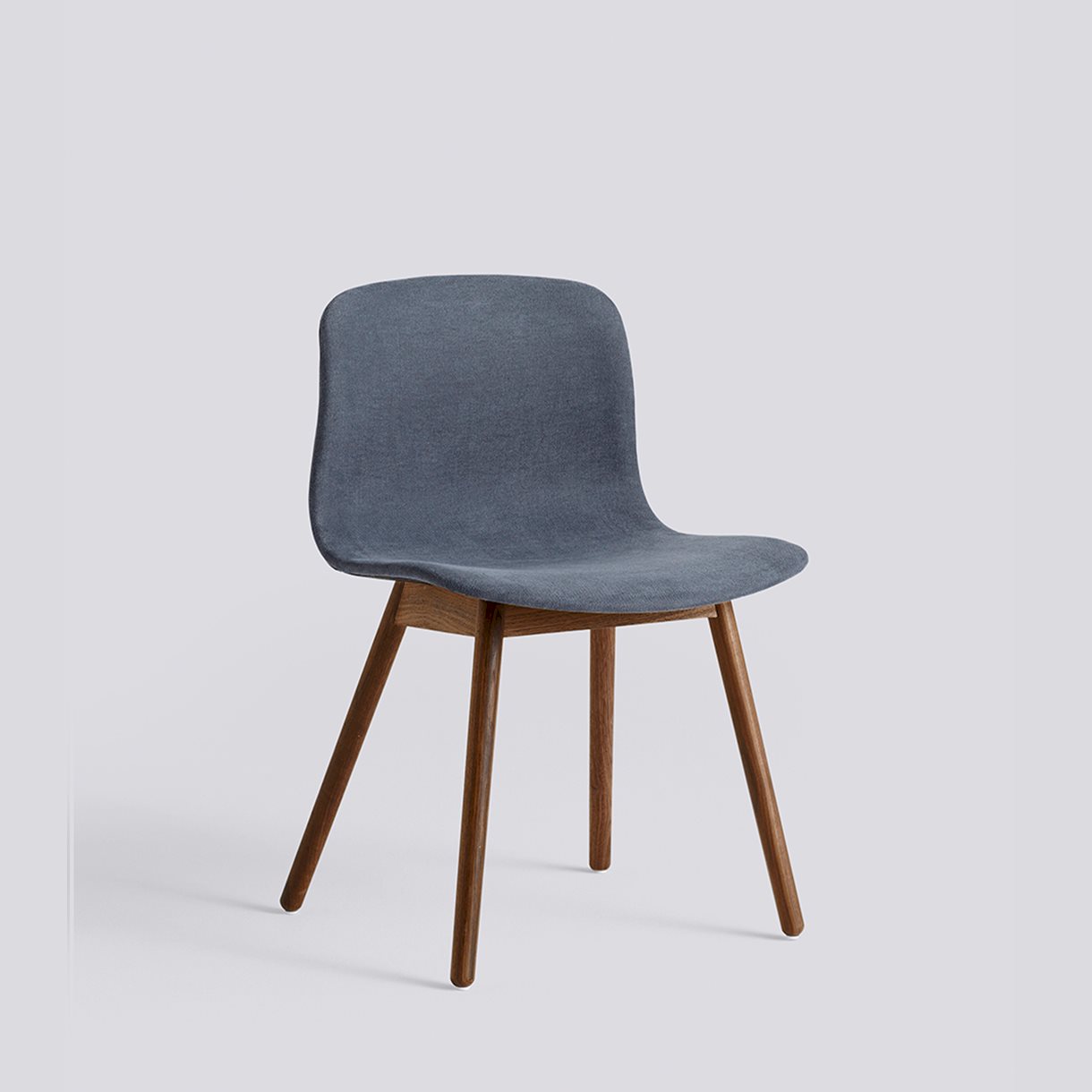 AAC13 Water-based lacquered solid walnut 4 leg base Standard glider-Full upholstery-Linara-198