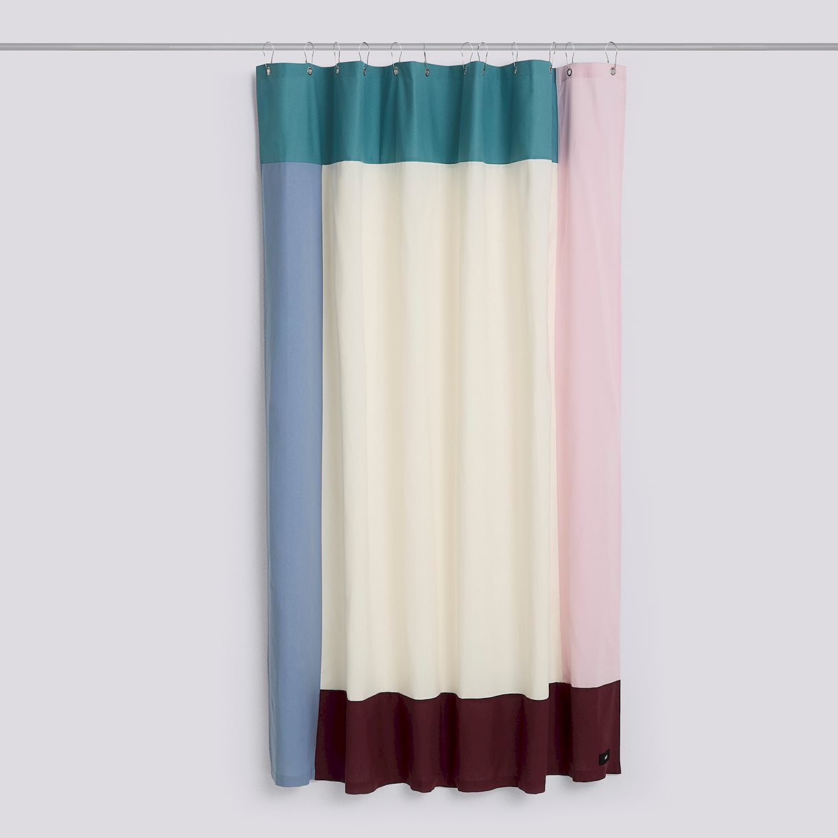 Pivot Shower Curtain-Multi pink