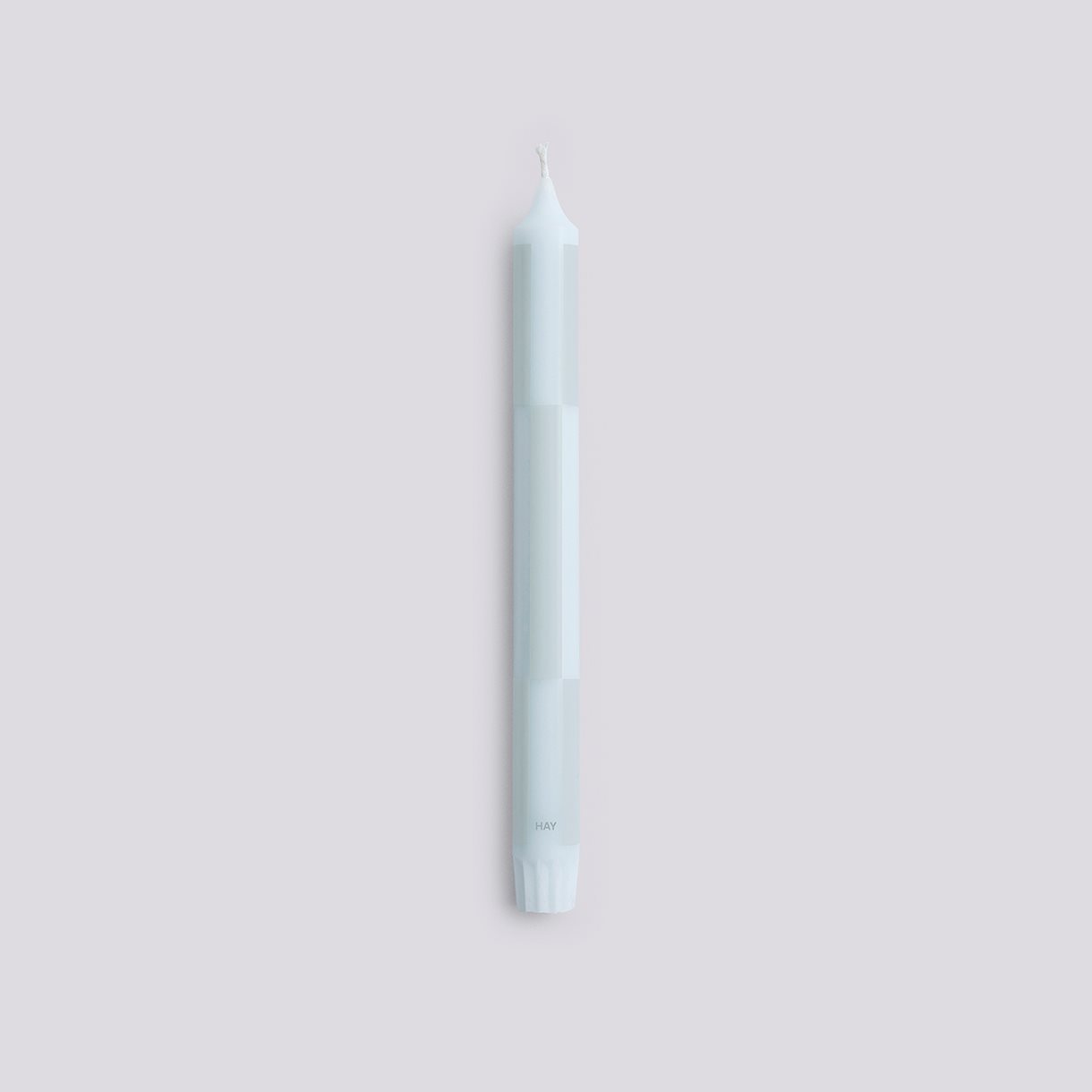 Pattern Candle-Light blue with light blue check