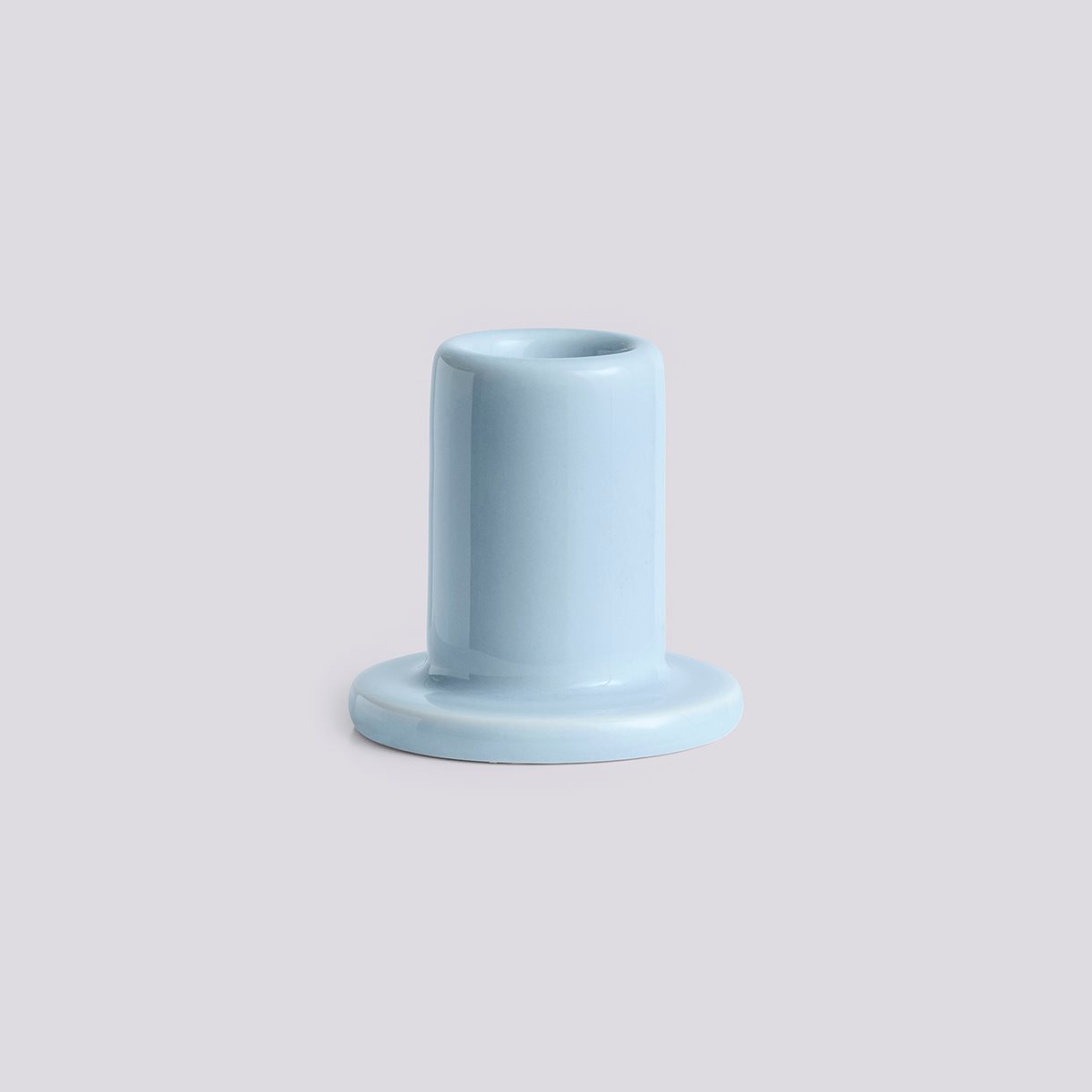 Tube Candleholder-Small-Pale blue