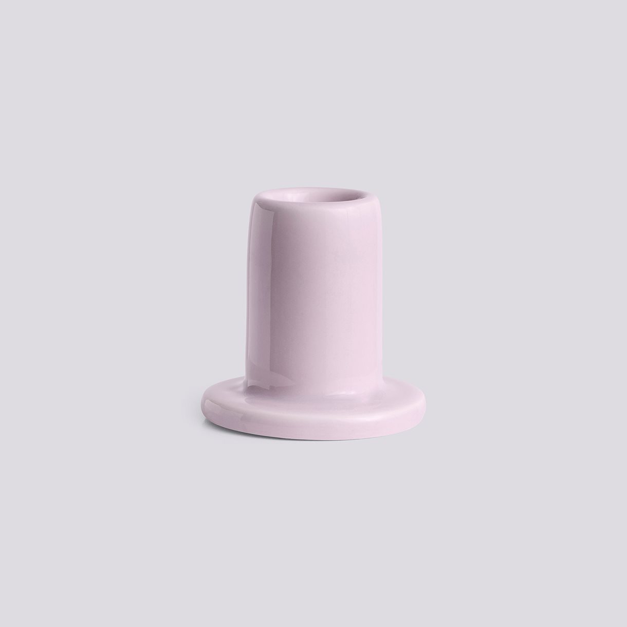 Tube Candleholder-Small-Pale pink