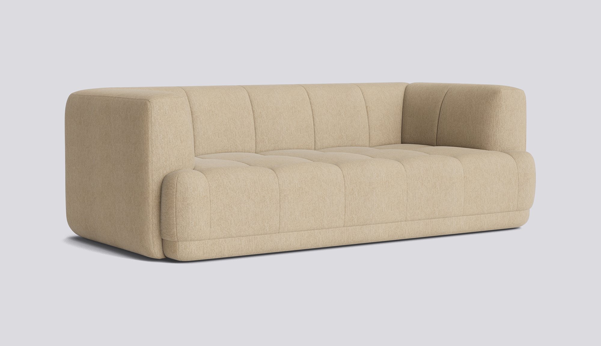 Quilton 2 seater-Full upholstery-Turf-Sand