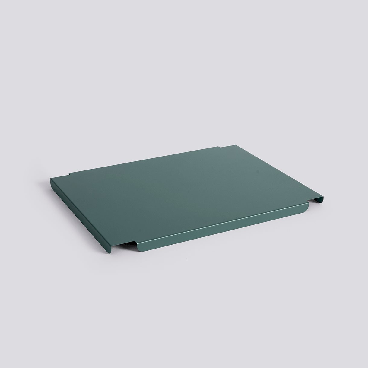 HAY Colour Crate Lid Metal-Medium-Dark green