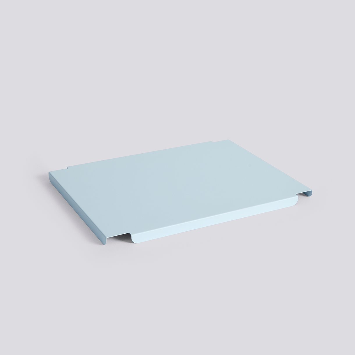 HAY Colour Crate Lid Metal-Medium-Soft blue