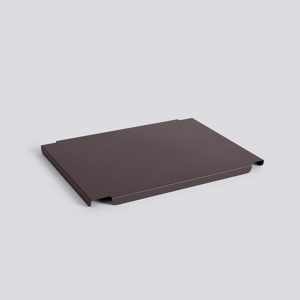 HAY Colour Crate Lid Metal-Medium-Bordeaux
