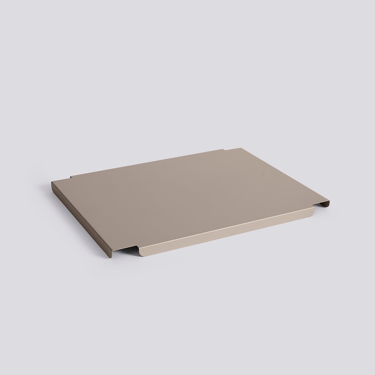 HAY Colour Crate Lid Metal-Medium-Warm grey