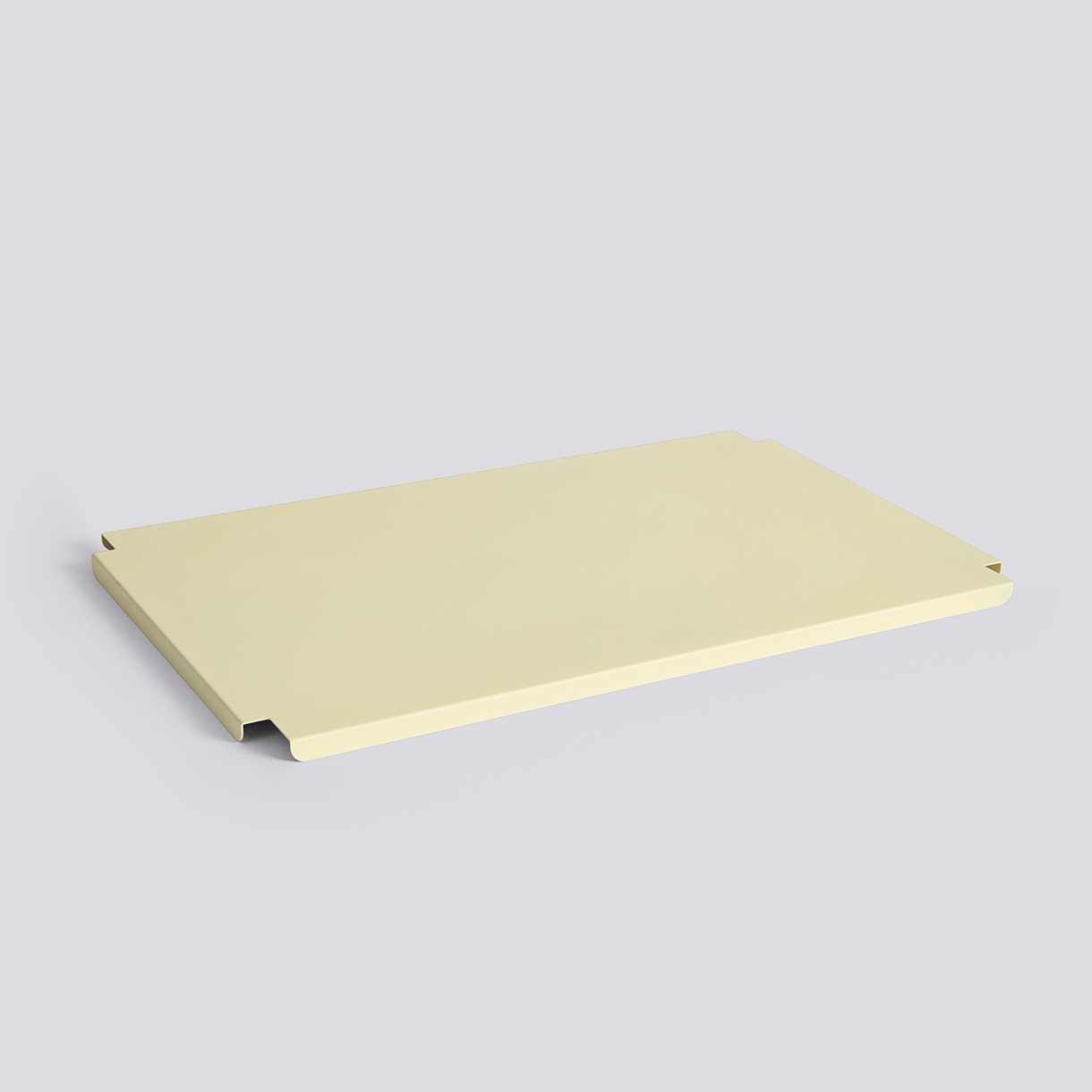HAY Colour Crate Lid Metal-Large-Light yellow