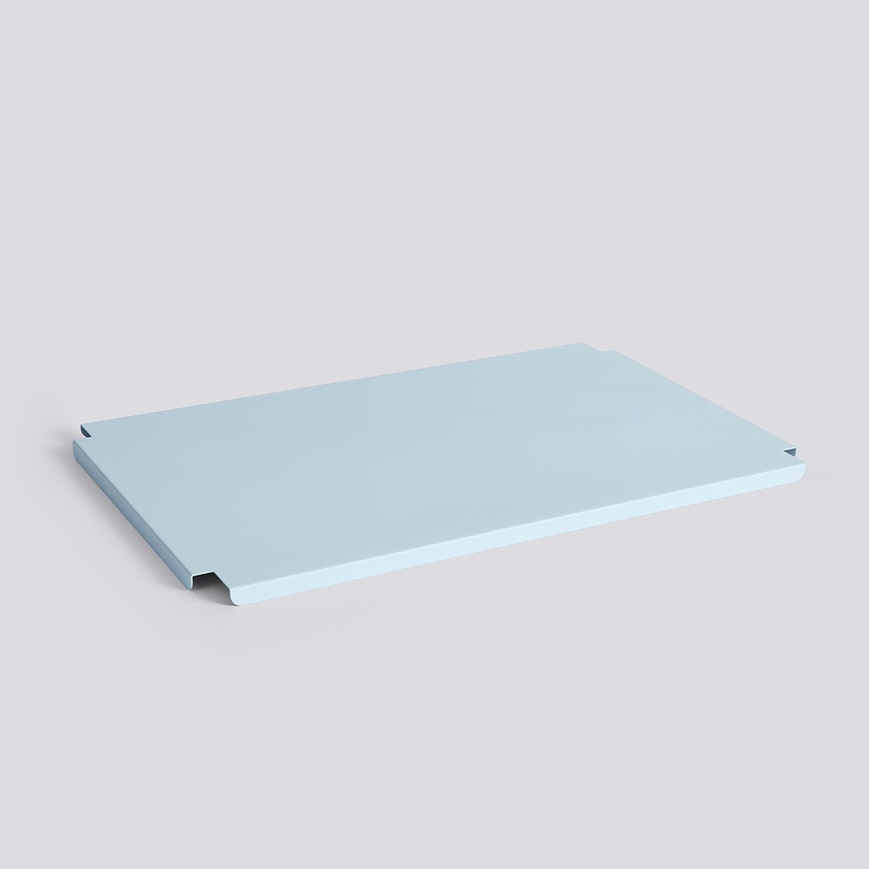 HAY Colour Crate Lid Metal-Large-Soft blue