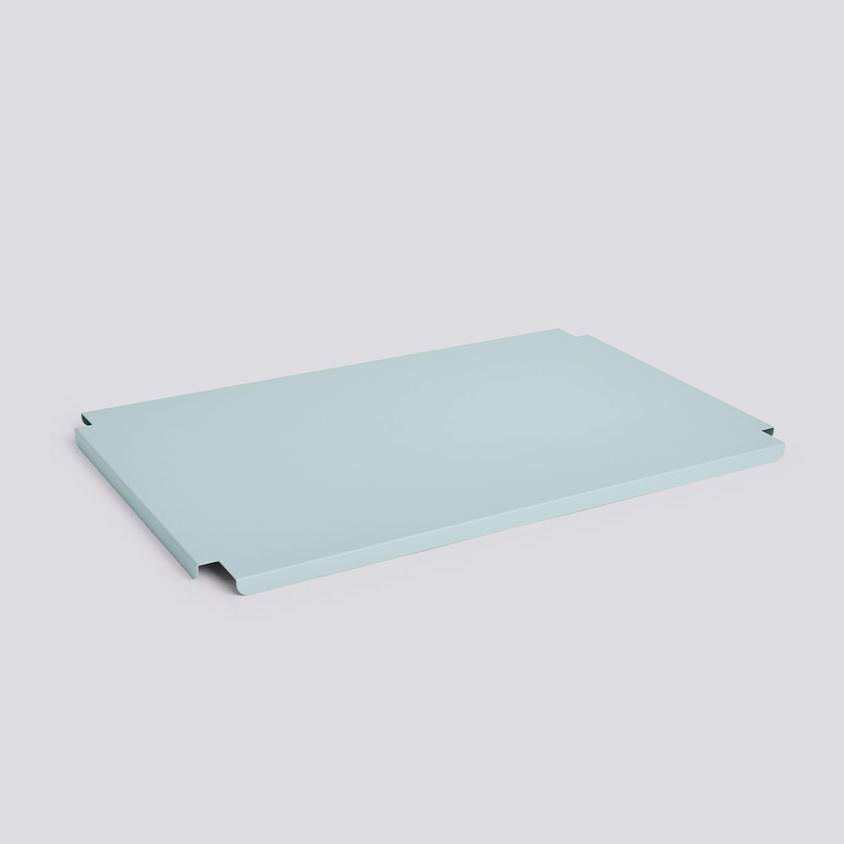 HAY Colour Crate Lid Metal-Large-Dusty blue