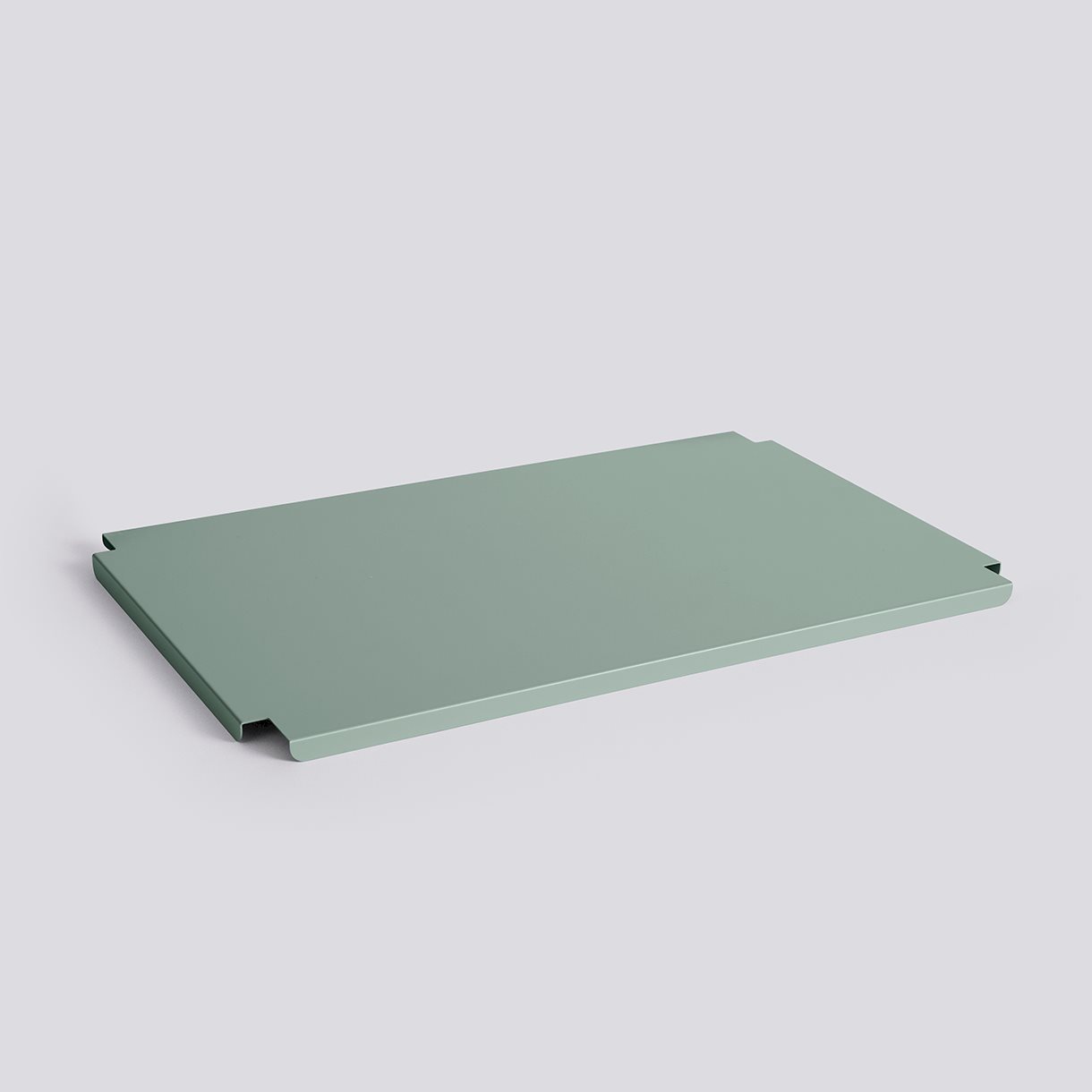 HAY Colour Crate Lid Metal-Large-Sage green