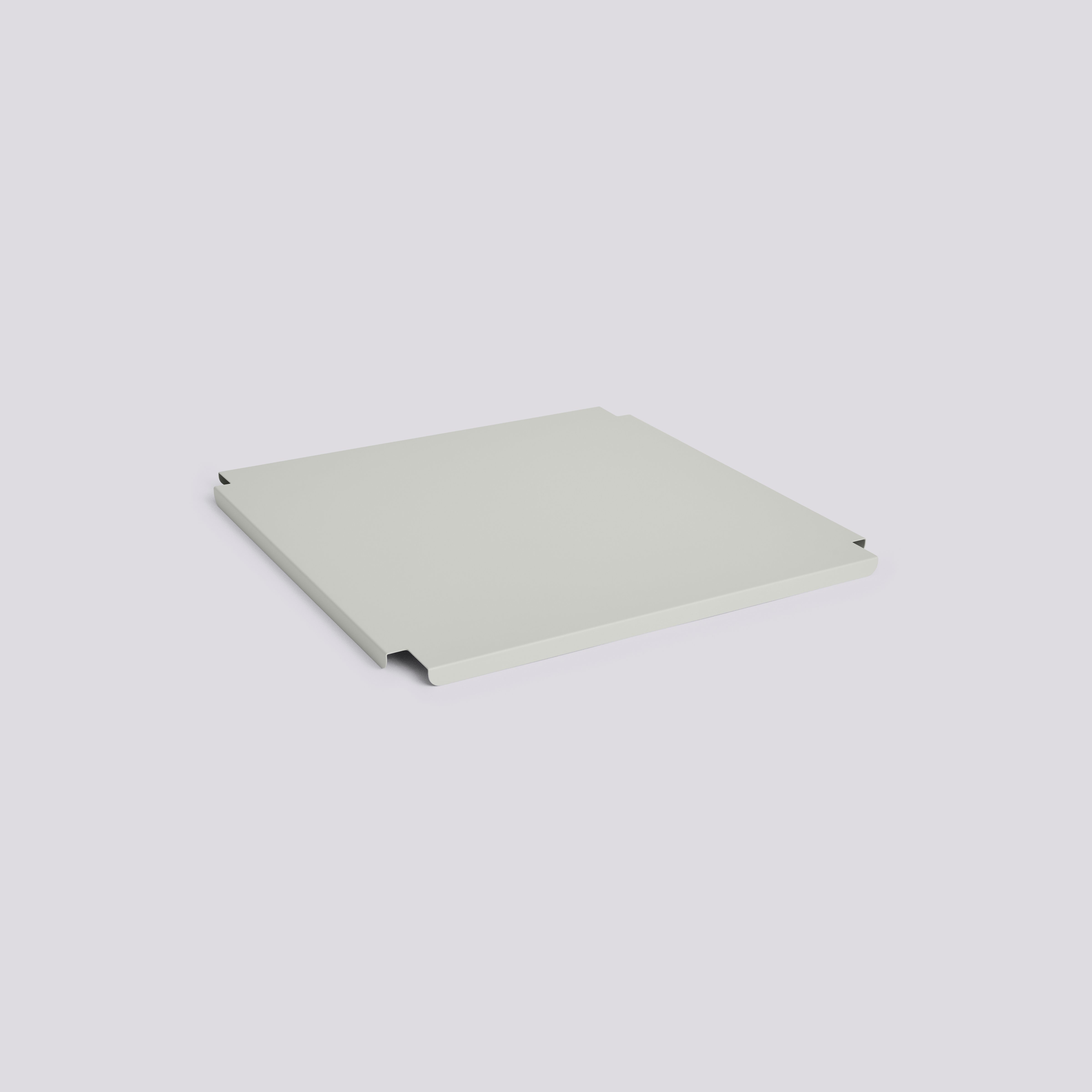 HAY Colour Crate Lid Metal-Large Square-Grey