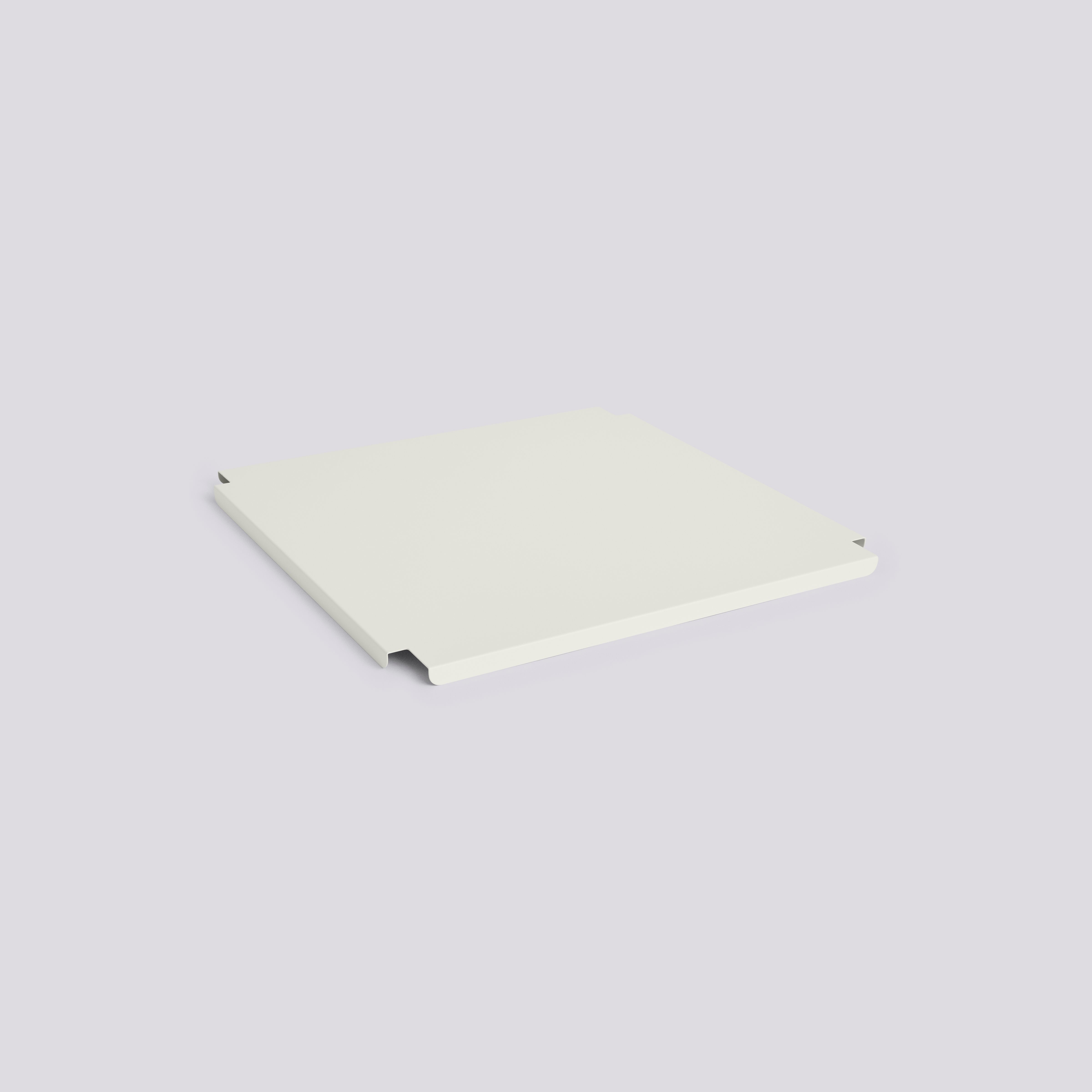 HAY Colour Crate Lid Metal-Large Square-Off-white