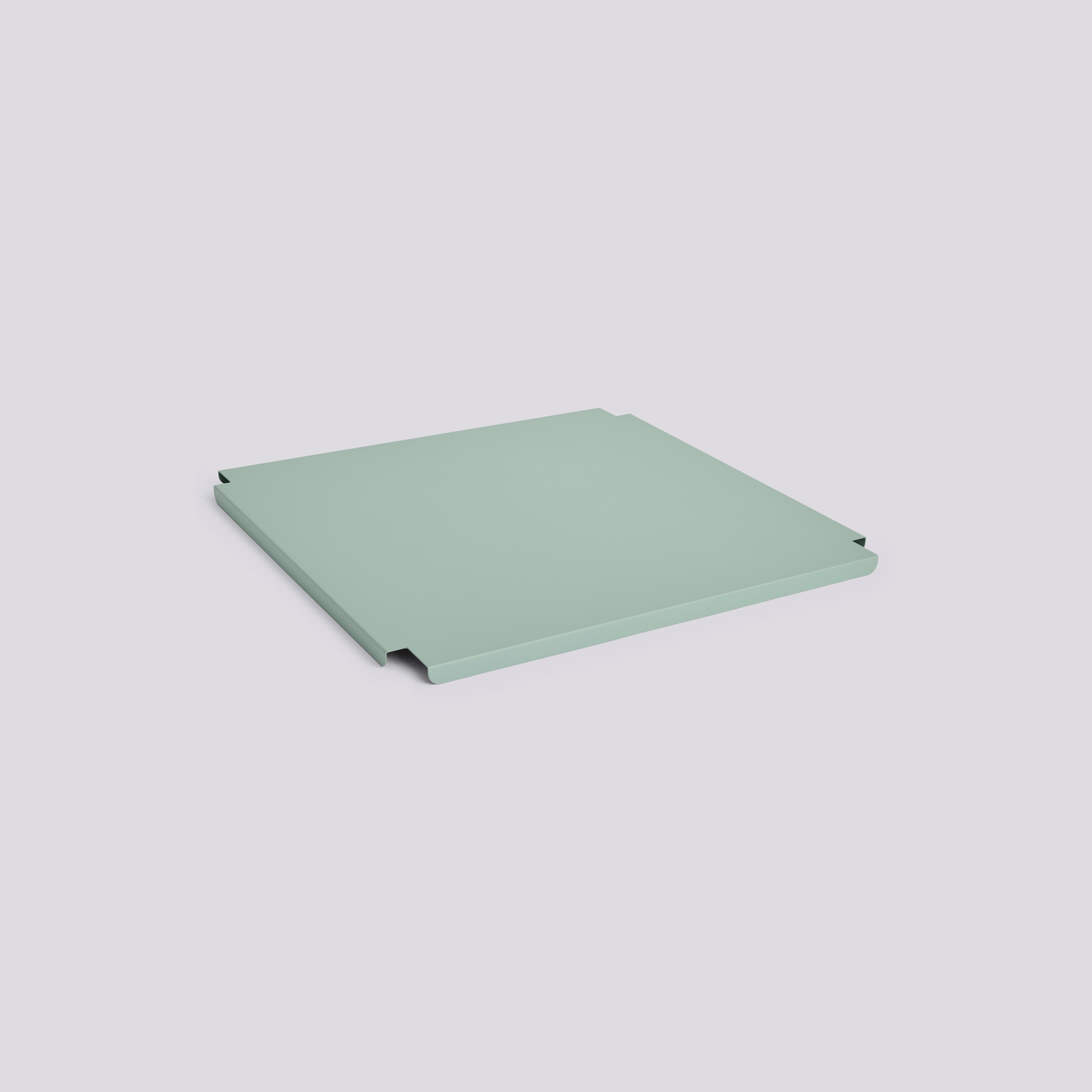 HAY Colour Crate Lid Metal-Large Square-Sage green
