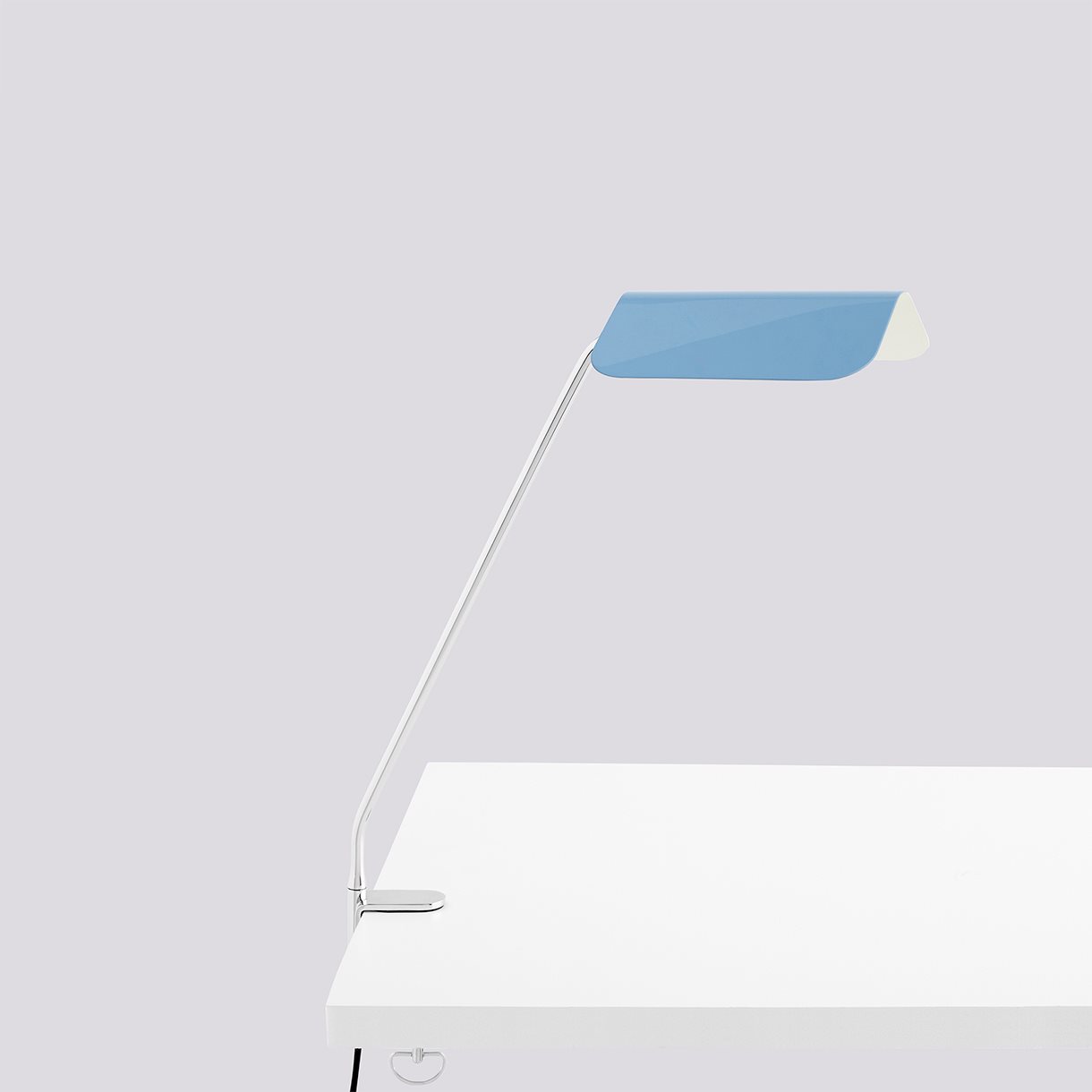 Apex Desk Clip Lamp-Pastel blue