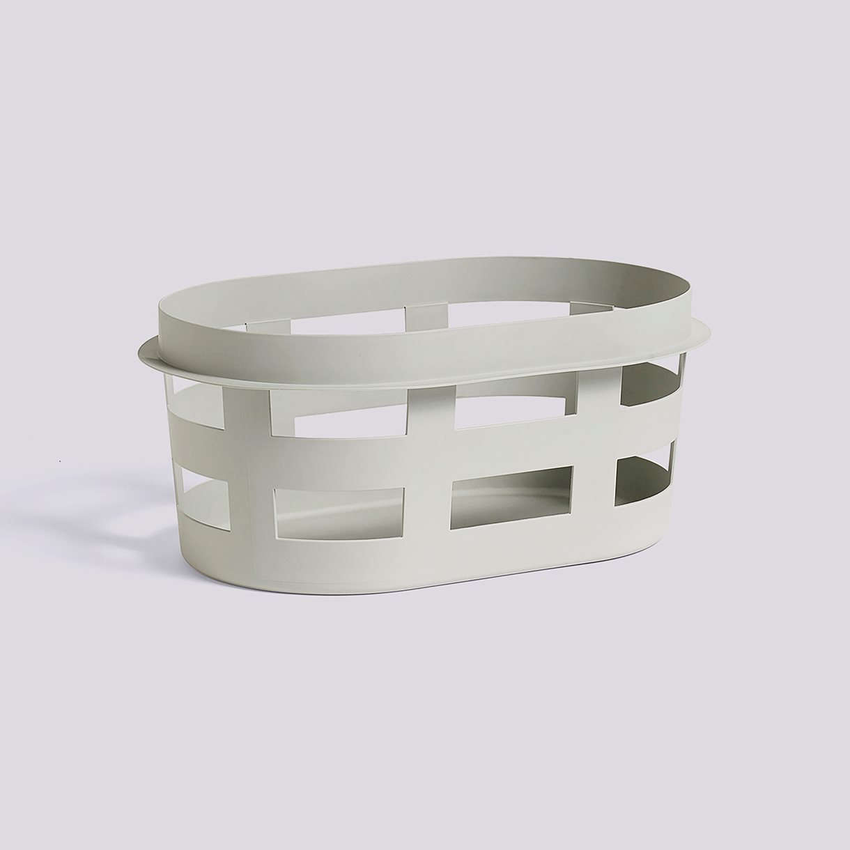 Basket (Recycled)-Small-Light grey
