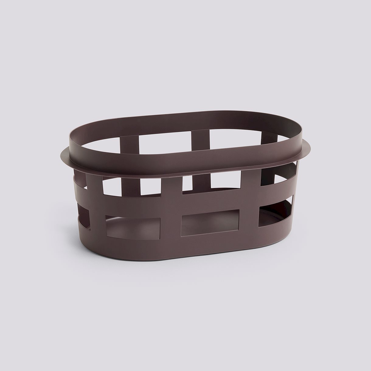 Basket (Recycled)-Small-Bordeaux