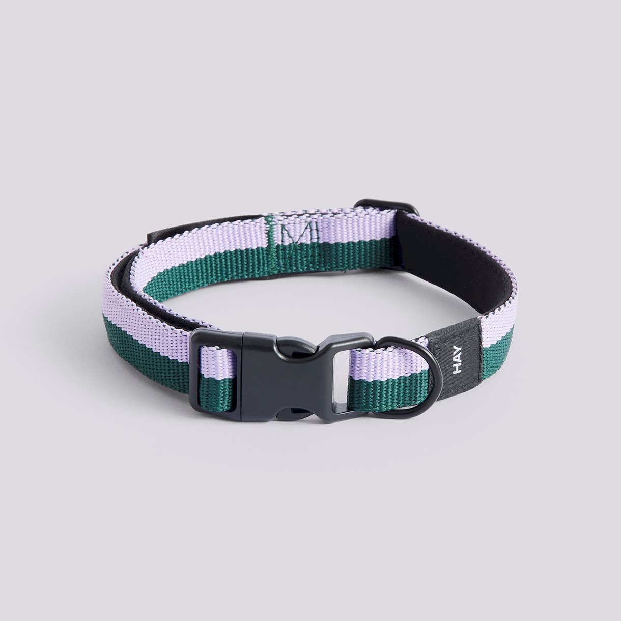 HAY Dogs Collar Flat-S/M-Lavender, green