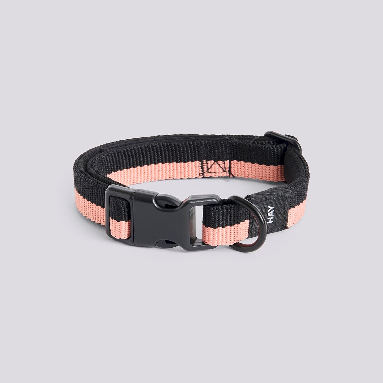 HAY Dogs Collar Flat-S/M-Pink, black